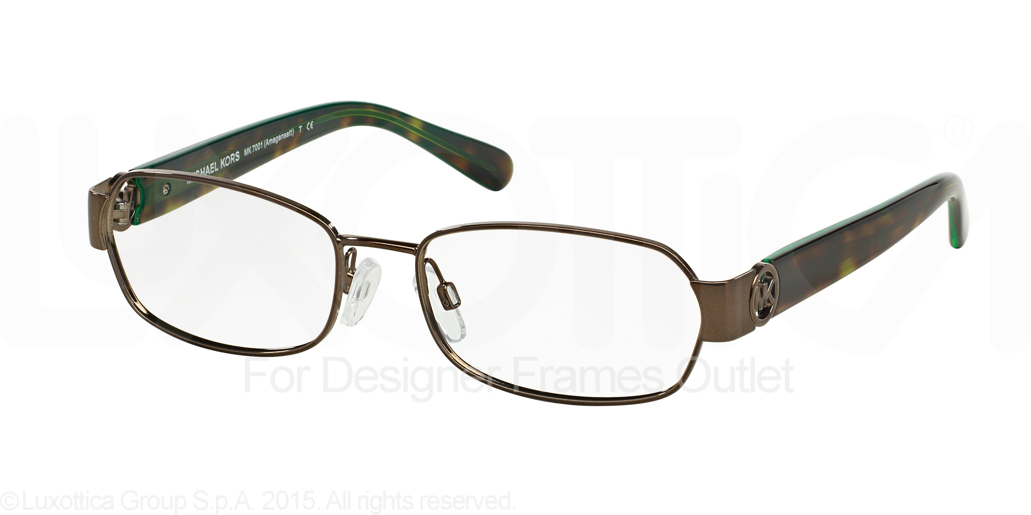 Designer Frames Outlet. Michael Kors Eyeglasses MK7001 Amagansett