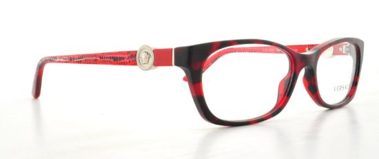 red versace frames
