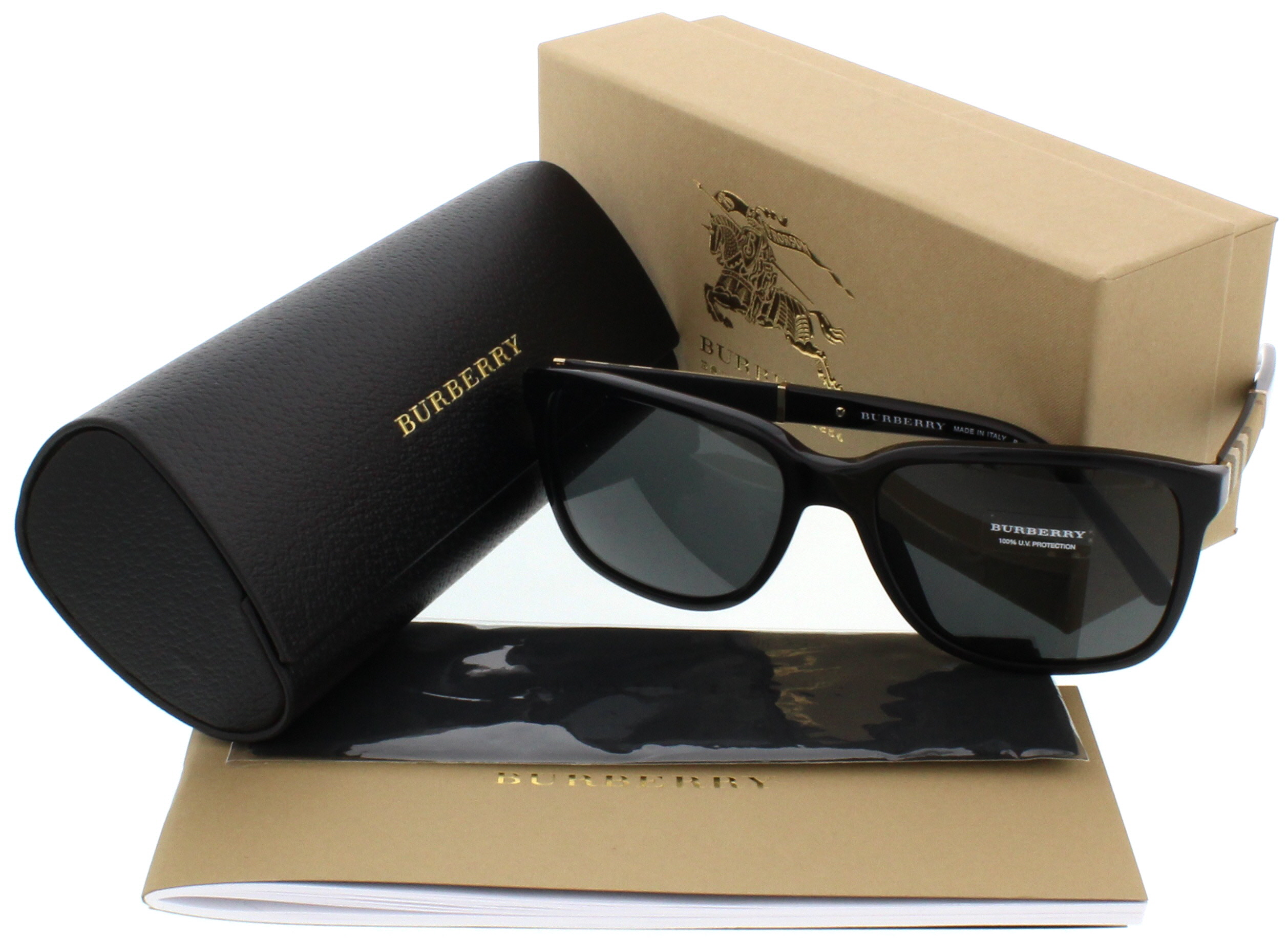 Buy Burberry Metal BE4181 3001/87 Black Square Sunglasses Lens (0BE4181  300187 58 300187, 58 mm) at Amazon.in