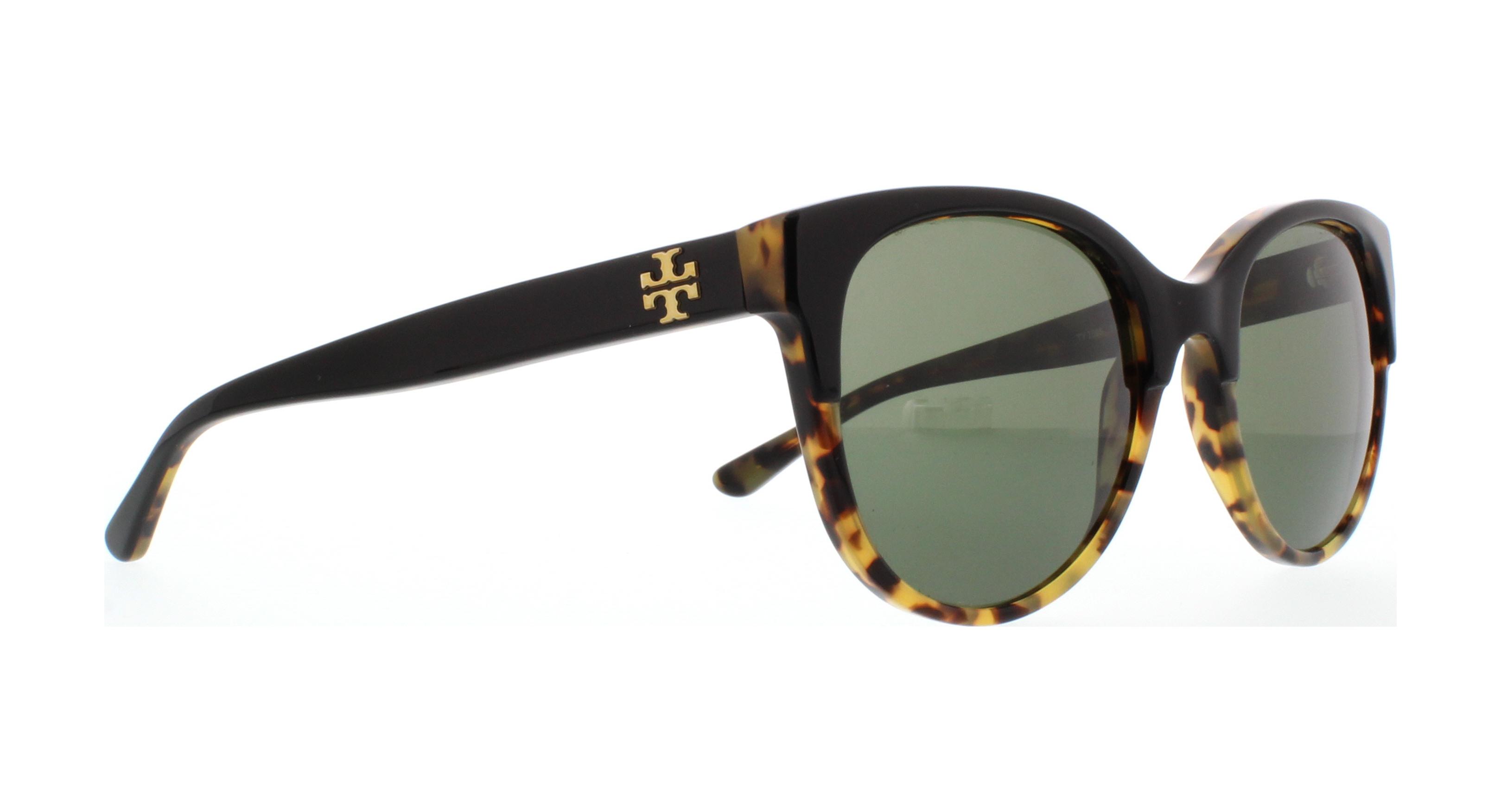 Tory Burch TY7095 Sunglasses 160113-54 Black/Tortoise Frame, Dark Brown  TY7095-160113-54 .ng