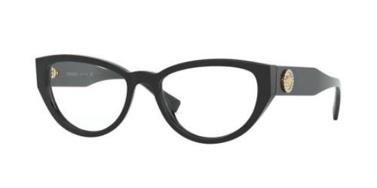 versace black eyeglasses