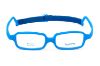 Picture of FlexFrames Eyeglasses Brainy 45