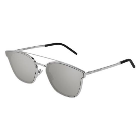 Yves Saint Laurent - Classic SL 28 Metal Sunglasses with Rounded Square  Frame - Green - Saint Laurent Eyewear - Avvenice