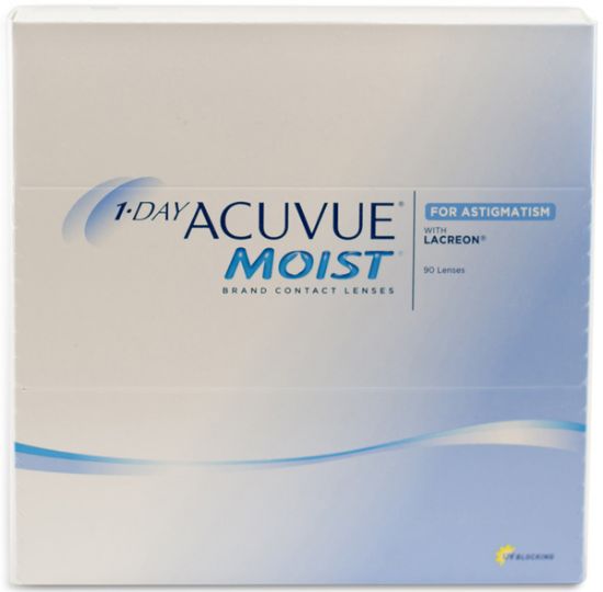 Picture of 1 Day Acuvue Moist For Astigmatism (90 Pack)